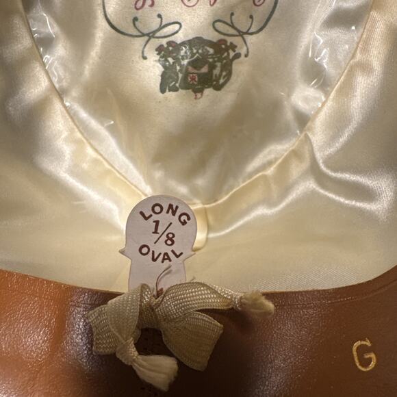 VTG Royal De Luxe Stetson GLB Silver/Grey Felt Fedora Hat Size L 1/8 Oval - Picture 12 of 13